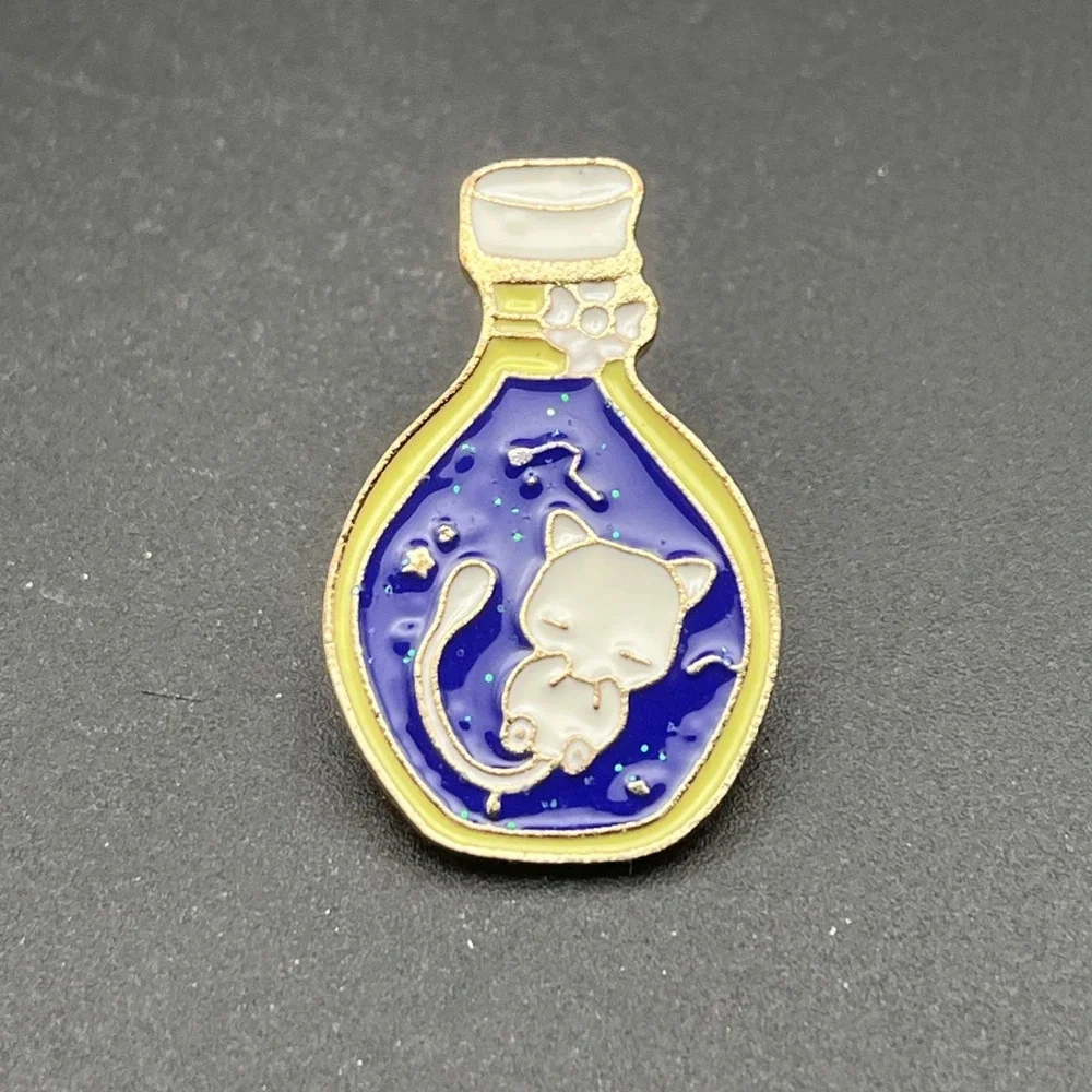 Mew‎ In A Bottle Pokemon Cartoon Lapel Hat Pin